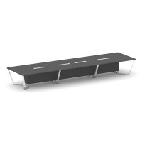 Steel Meet MD-PR.B.SP-18 (Антрацит) Стол переговорный прямоугольный