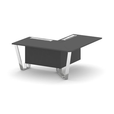 Steel Meet MD-PR.B.SPPOU-16(R) (Антрацит) Проходной угловой модуль правый