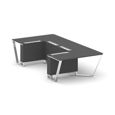 Steel Meet MDK-PR.B.SP-07P (Антрацит) Стол переговорный П-образный