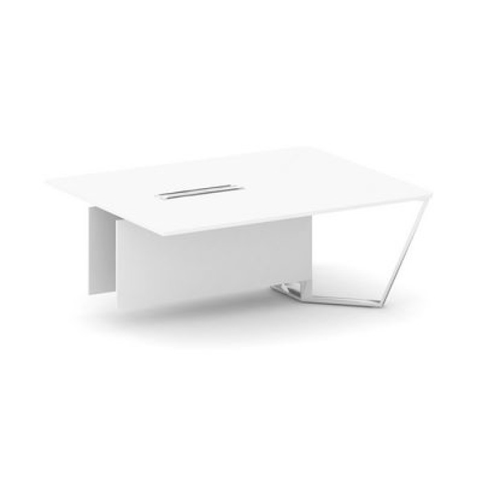 Стил Мит MD-PR.B.SPZW-20 (Белый бриллиант) Завершающий модуль L=2000