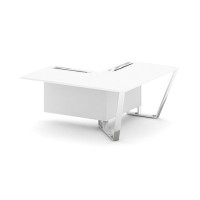 Steel Meet MDK-PR.B.SPZOU-16(R) (Белый бриллиант) Завершающий угловой модуль правый