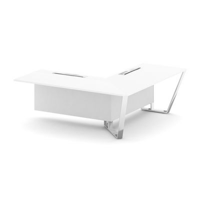 Steel Meet MDK-PR.B.SPZOU-20(R) (Белый бриллиант) Завершающий угловой модуль правый