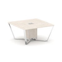 Steel Meet MD-PR.B.SP-08 (Денвер светлый) Стол переговорный квадратный
