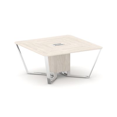 Steel Meet MD-PR.B.SP-08 (Денвер светлый) Стол переговорный квадратный