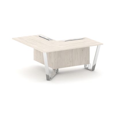 Steel Meet MD-PR.B.SPPOU-16(L) (Денвер светлый) Проходной угловой модуль левый