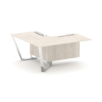 Steel Meet MD-PR.B.SPZOU-16(L) (Денвер светлый) Завершающий угловой модуль левый