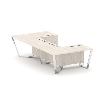 Steel Meet MDK-PR.B.SP-07P (Денвер светлый) Стол переговорный П-образный