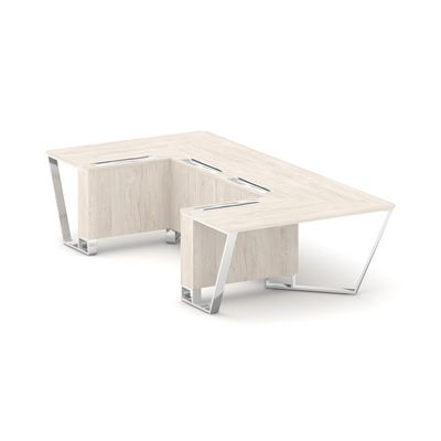 Steel Meet MDK-PR.B.SP-07P (Денвер светлый) Стол переговорный П-образный