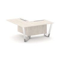 Steel Meet MDK-PR.B.SPPOU-16(L) (Денвер светлый) Проходной угловой модуль левый