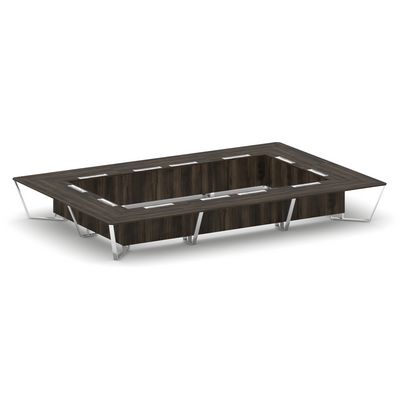 Steel Meet MD-PR.B.SP-26K2 (Дуб мали) Стол переговорный прямоугольный