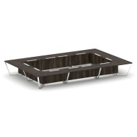 Steel Meet MDK-PR.B.SP-26K2 (Дуб мали) Стол переговорный прямоугольный