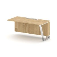 Steel Meet MD-PR.B.SPZO-16(R) (Тиквуд светлый) Завершающий модуль