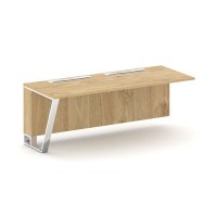 Steel Meet MD-PR.B.SPZO-20(L) (Тиквуд светлый) Завершающий модуль