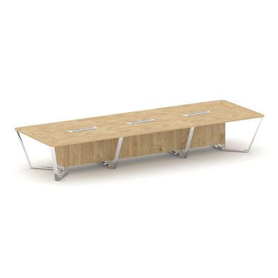 Steel Meet MDK-PR.B.SP-16 (Тиквуд светлый) Стол переговорный прямоугольный