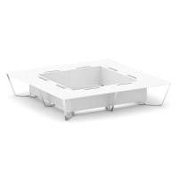 Steel Meet MF-PR.B.SP-20K2 (пластик Фенкис/Белый) Стол переговорный квадратный