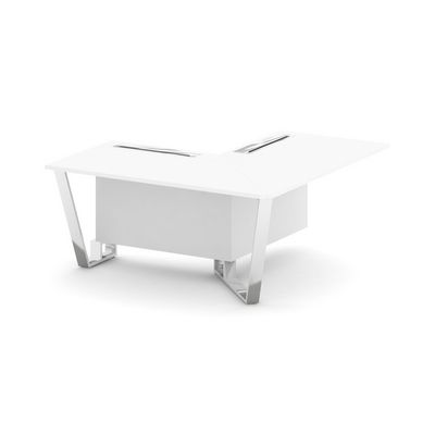 Steel Meet MF-PR.B.SPPOU-16(R) (пластик Фенкис/Белый) Проходной угловой модуль правый