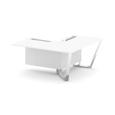 Steel Meet MF-PR.B.SPZOU-16(R) (пластик Фенкис/Белый) Завершающий угловой модуль правый