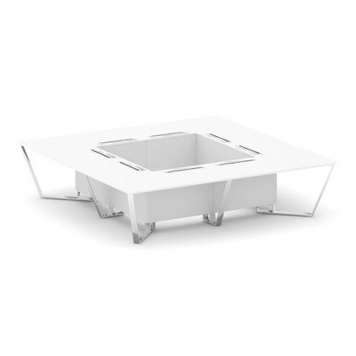 Steel Meet MFK-PR.B.SP-16K (пластик Фенкис/Белый) Стол переговорный квадратный