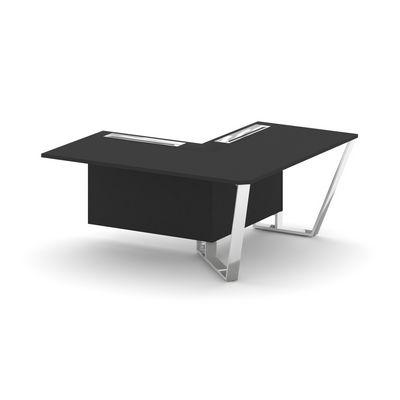 Steel Meet MF-PR.B.SPZOU-16(R) (пластик Фенкис/Черный) Завершающий угловой модуль правый