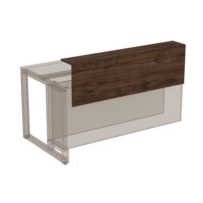 Summit 16НПК.014.1 (Брауни/Черный) Надставка президиум укороченная