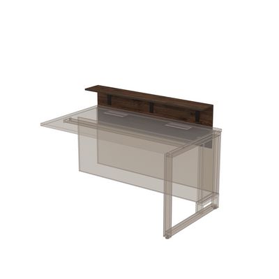 Summit 16НПК.014.1 (Брауни/Черный) Надставка президиум укороченная