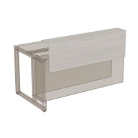 Summit 16НПК.016.1 (Ivory/Черный) Надставка президиум укороченная