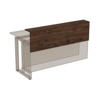 Summit 16НПК.016.2 (Брауни/Черный) Надставка президиум