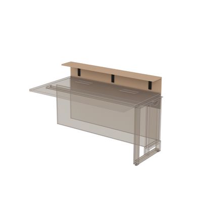 Summit 16НПК.016.2 (Мокко/Черный) Надставка президиум