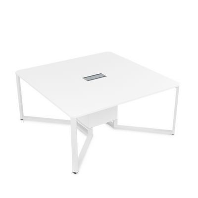 Summit 16СК.122 (Белый премиум/Белый) Стол-квадрат