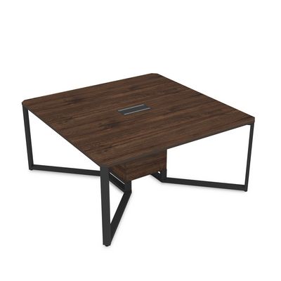 Summit 16СК.122 (Брауни/Черный) Стол-квадрат