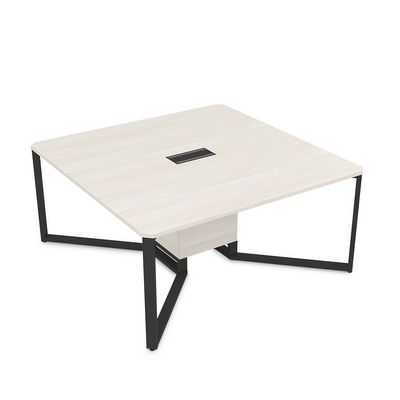 Summit 16СК.122 (Ivory/Черный) Стол-квадрат