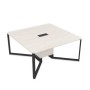 Summit 16СК.122 (Ivory/Черный) Стол-квадрат