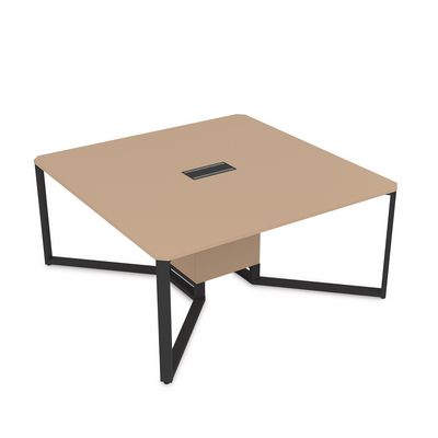 Summit 16СК.122 (Мокко/Черный) Стол-квадрат
