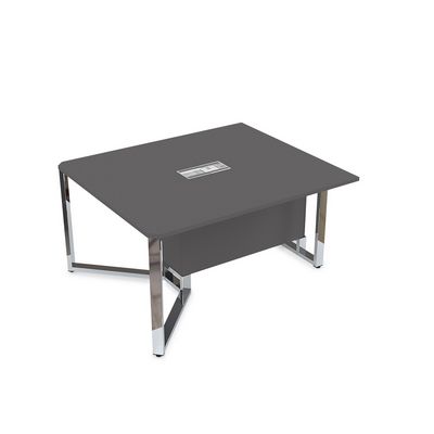 Summit 16СКН.164 (Графит матовый/Металл глянец) Стол-квадрат бенч, начальный модуль