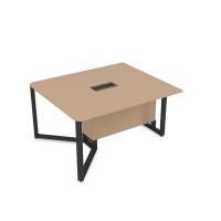 Summit 16СКН.122 (Мокко/Черный) Стол-квадрат бенч, начальный модуль