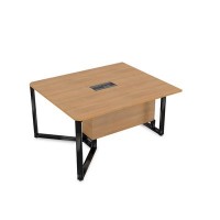 Summit 16СКН.122 (Romano/Черный глянец) Стол-квадрат бенч, начальный модуль