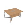 Summit 16СКН.162 (Romano/Металл глянец) Стол-квадрат бенч, начальный модуль
