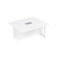 Summit 16СКС.124 (Белый премиум/Белый) Стол-квадрат бенч, средний модуль