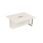 Summit 16СКС.126 (Ivory/Металл глянец) Стол-квадрат бенч, средний модуль