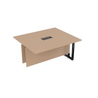 Summit 16СКС.124 (Мокко/Черный глянец) Стол-квадрат бенч, средний модуль