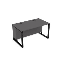 Summit 16СП.182 (Графит матовый/Черный глянец) Стол прямой