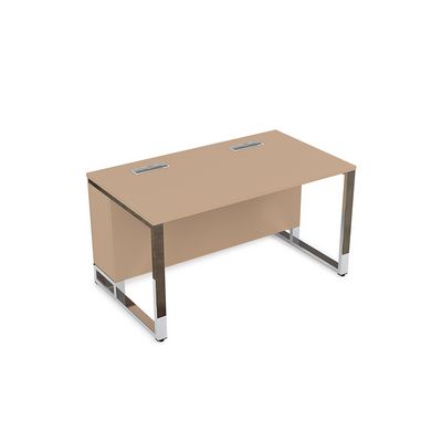 Summit 16СП.186 (Мокко/Металл глянец) Стол прямой