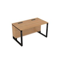 Summit 16СП.182 (Romano/Черный глянец) Стол прямой