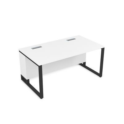 Summit 16СП.194 (Белый премиум/Черный) Стол прямой