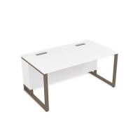 Summit 16СП.194 (Белый премиум/Tabaco) Стол прямой