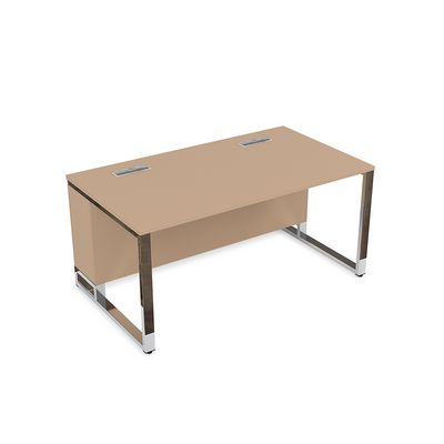 Summit 16СП.196 (Мокко/Металл глянец) Стол прямой