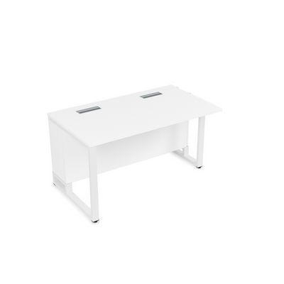 Summit 16СПН.194 (Белый премиум/Белый) Стол прямой бенч, начальный модуль