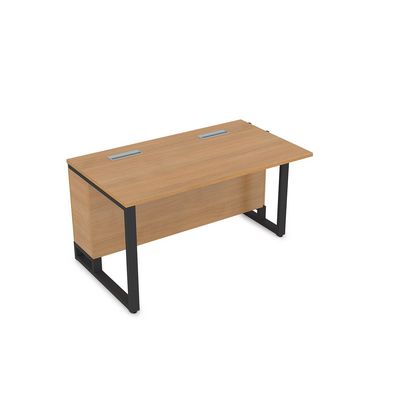 Summit 16СПН.196 (Romano/Черный) Стол прямой бенч, начальный модуль