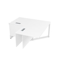 Summit 16СУС.196 (Белый премиум/Белый) Стол угловой бенч, средний модуль