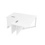 Summit 16СУС.196 (Белый премиум/Белый) Стол угловой бенч, средний модуль